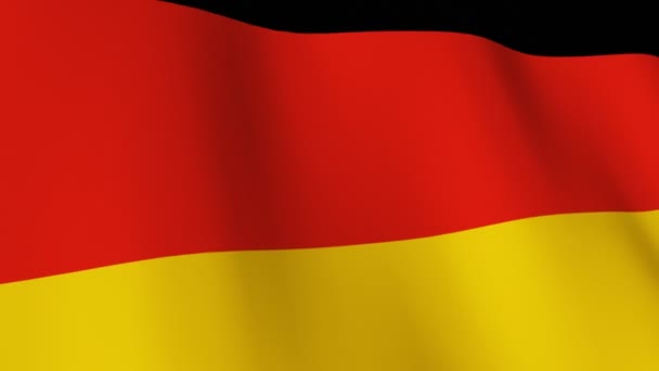 German Flag in HD — Stock Video