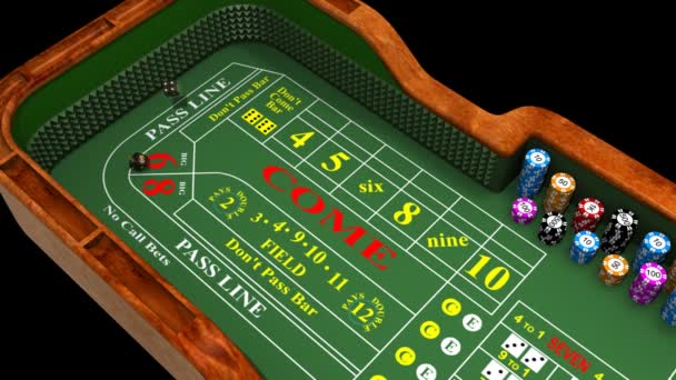 HD casino animatie — Stockvideo