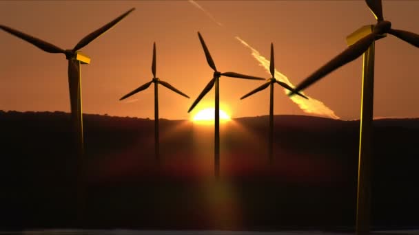 Les éoliennes en mouvement — Video