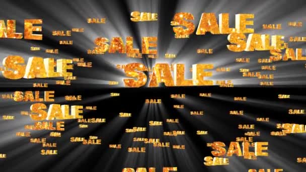 Sale Words Background — Stock Video