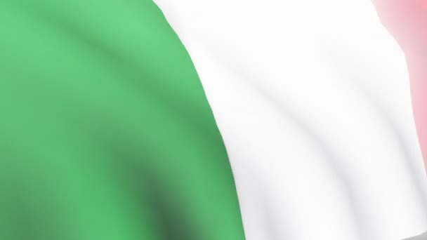 Italská vlajka — Stock video