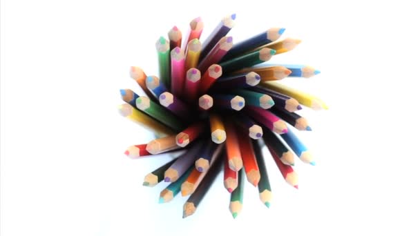 Crayons de couleur rotatifs — Video