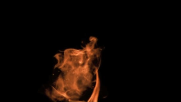 Fire in super slow motion — Stock Video