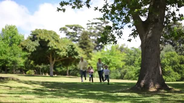 Famille fonctionnant ensemble — Video