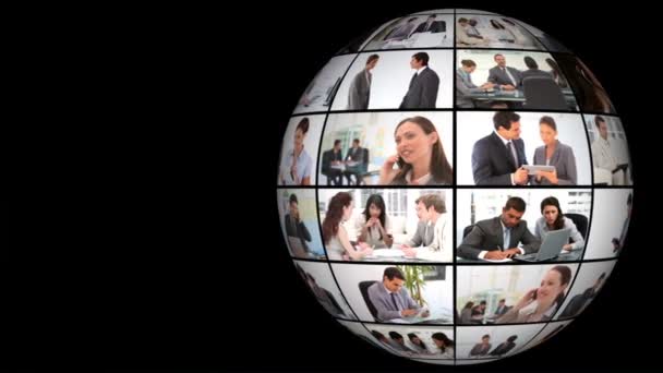 Vidéos du Globe of corporate business — Video