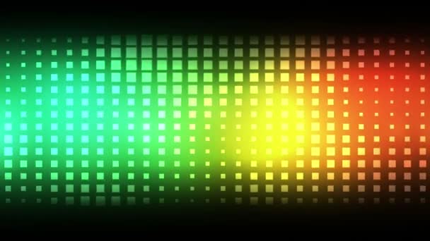 Pohybující se barevné čtverce — Stock video