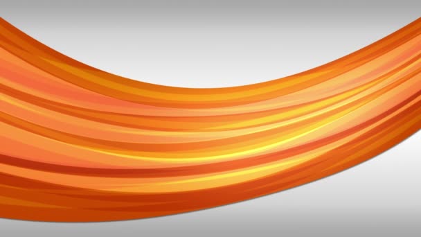 Orangefarbene Röhre in Bewegung — Stockvideo
