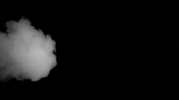 Smoke in super slow motion forming a cloud — Stock Video