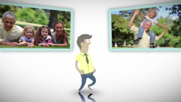 Vídeos de família ao ar livre — Vídeo de Stock