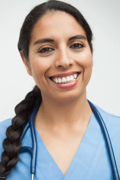 Happy nurse portrait — Stockfoto