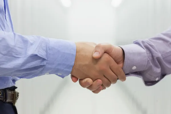 Two men shaking hands — Stock Photo, Image