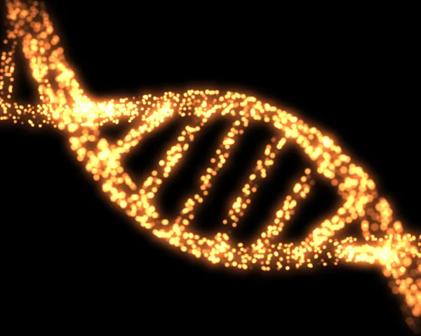 DNA de laranja Helix — Fotografia de Stock