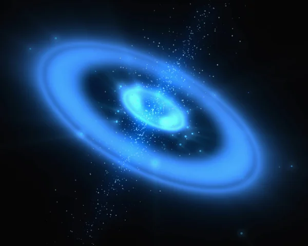 Blue galaxy — Stock Photo, Image