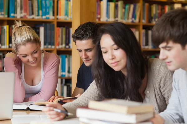 Students sitting learning Stock Image
