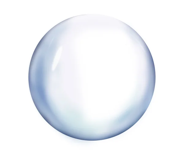 Bubble against white background — Stockfoto