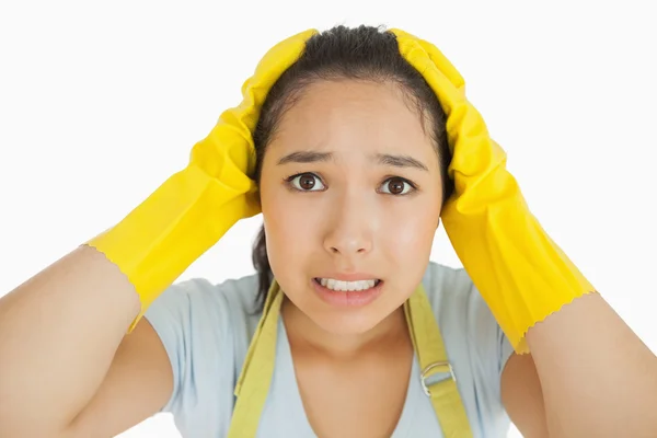 Stressato fuori donna — Foto Stock