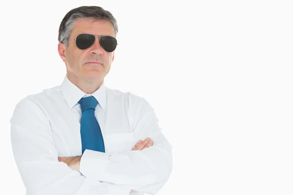 Geschäftsmann mit Sonnenbrille — Stockfoto
