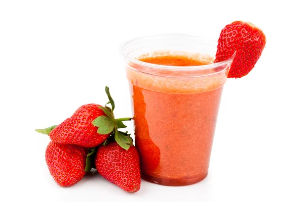 Strawberry smoothed — Stock Photo, Image