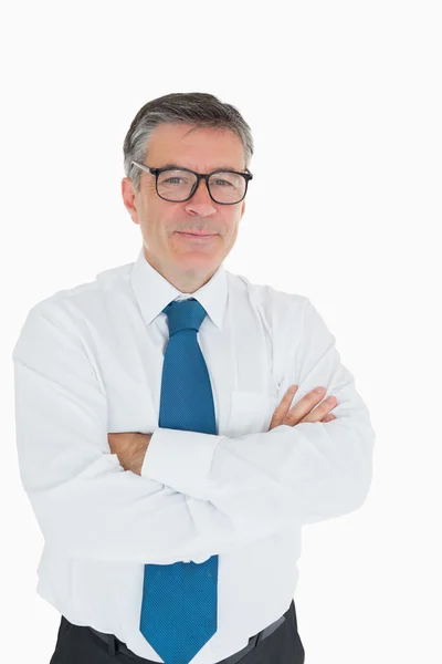 Geschäftsmann mit Brille — Stockfoto