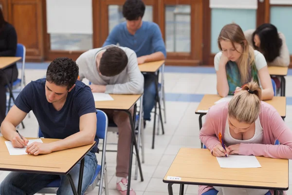 Students sitting a test — Stock Photo, Image