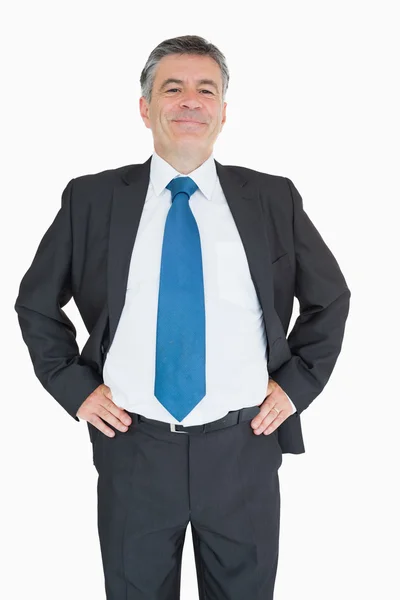 Cheerful businessman — Stock Photo, Image