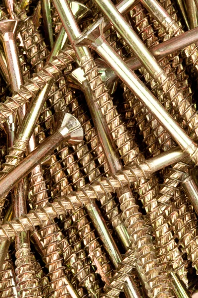 Close-up of male screws — Stock Photo, Image