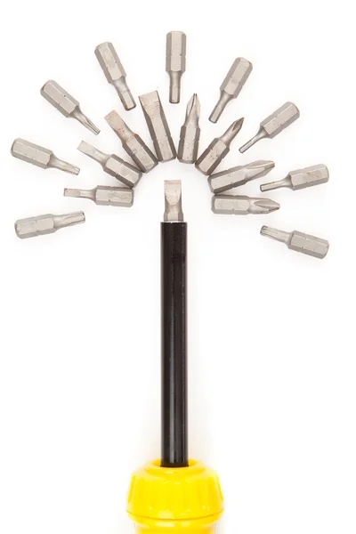 Drill bit with attachments — Stock Photo, Image