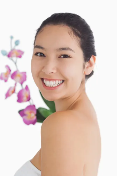 Belleza natural con orquídeas — Foto de Stock