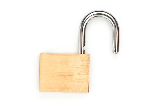 Lock standing unlocked — Stock Photo, Image