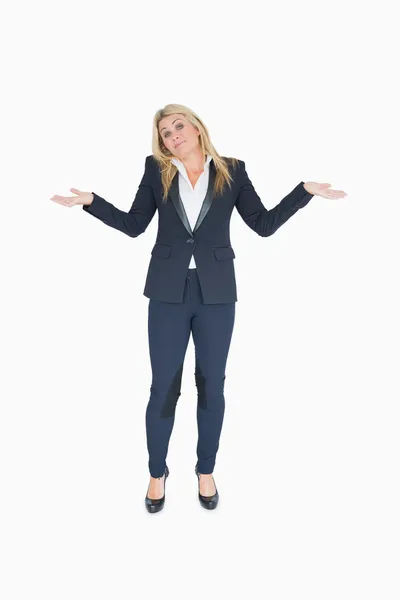 Undecided business woman — Stock Photo, Image