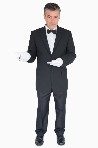 Waiter waiting for the order — Stock Photo, Image