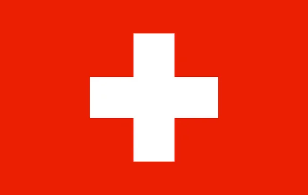 Schweizer Flagge — Stockfoto