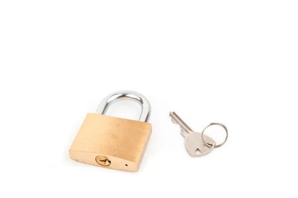 Padlock and key — Stock Photo, Image