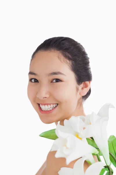 Natural beauty with lilies — Stock Photo, Image