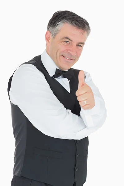 Man giving thumbs up — Stock Photo, Image