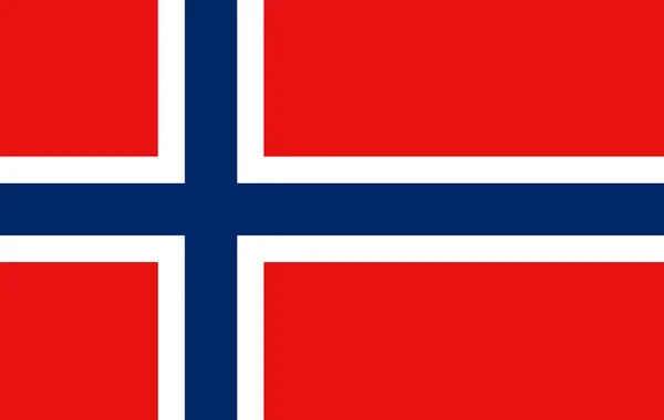 Norwegen-Flagge — Stockfoto