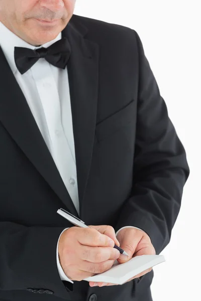 Waiter taking an order — Stock Photo, Image