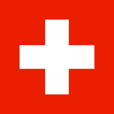 Swiss flag clipart