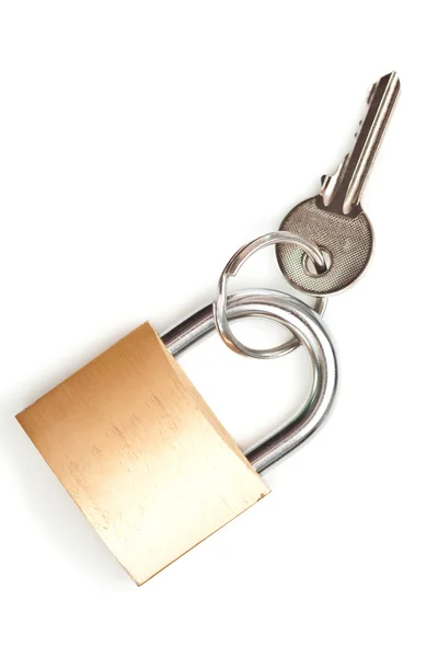 Key at lock — Stock Photo, Image