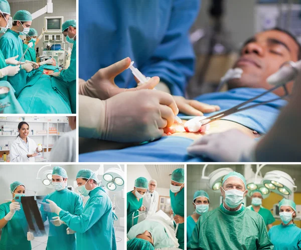 Montage av en sugery — Stockfoto