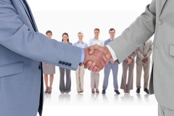 Businessmen shaking hands — Stock Photo, Image