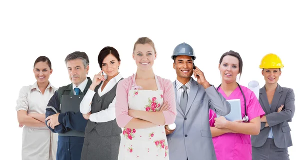 Diversi tipi di lavoratori — Foto Stock