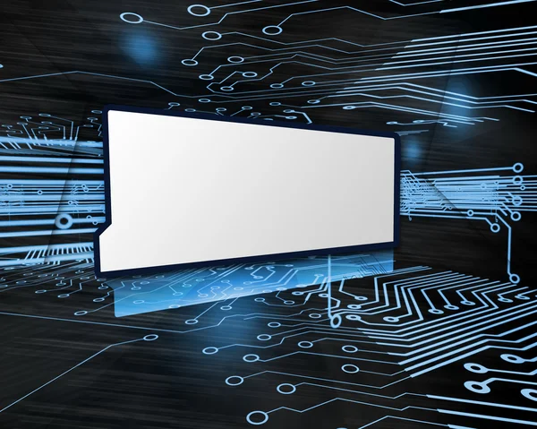Kopierraum Bildschirm in Leiterplatte — Stockfoto