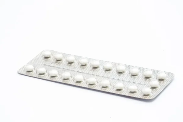 Pílula contraceptiva — Fotografia de Stock