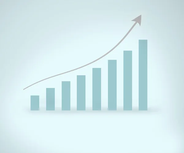 Widok graficznej prezentacji — Zdjęcie stockowe