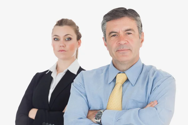 Portrait of confident business — Stock Photo, Image