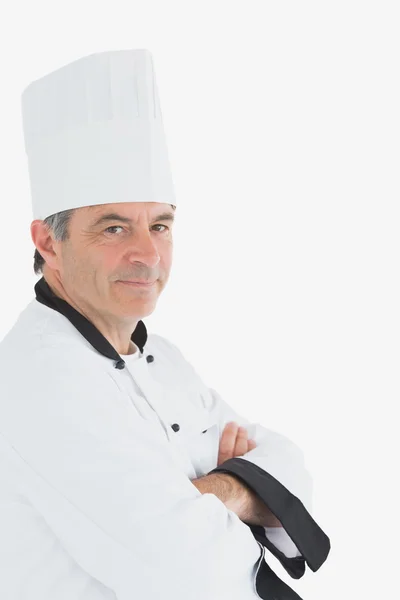 Chef seguro con los brazos cruzados — Foto de Stock