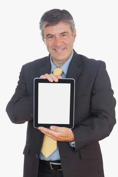 デジタルタブレットを保有するビジネスマン — ストック写真