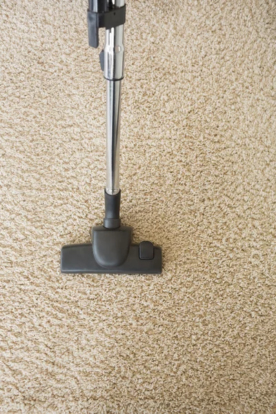 Carpet being hoovered — Stock Photo, Image