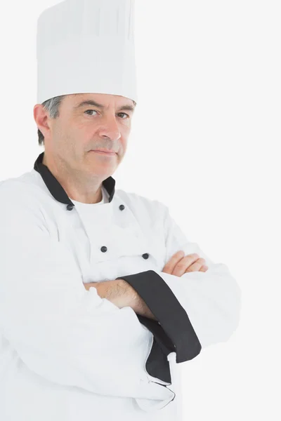 Chef confiante com braços cruzados — Fotografia de Stock